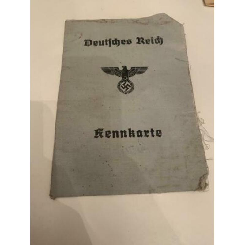 Kennkarte 1. 1939
