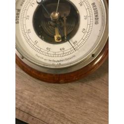 :VINTAGE Veranderlijk barometer SCHEEPSBAROMETER