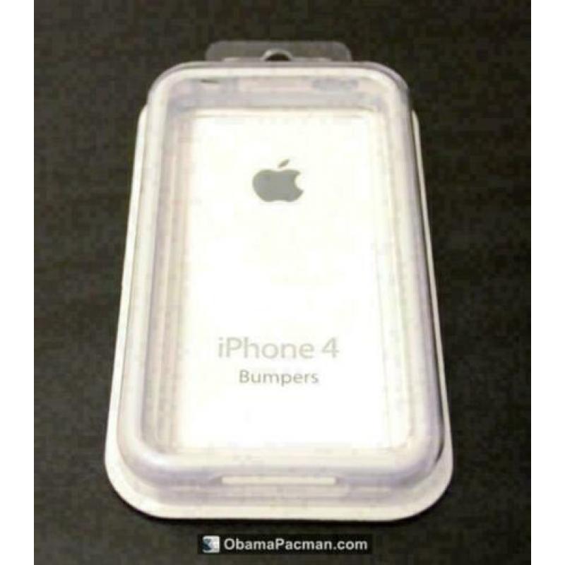 iPhone 4 Contour Bumper, Wit (met Gratis Verzending)
