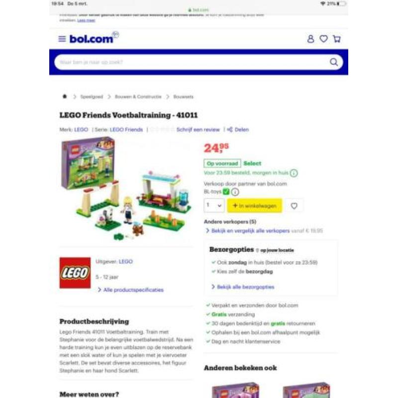 ZGAN Lego friends 41011 en 3930