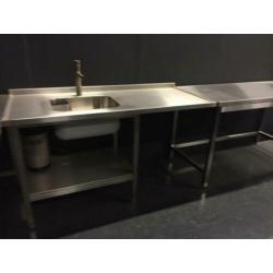 Professionele keuken RVS