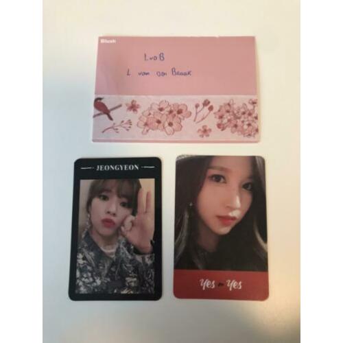 TWICE k-pop photocards YES OR YES