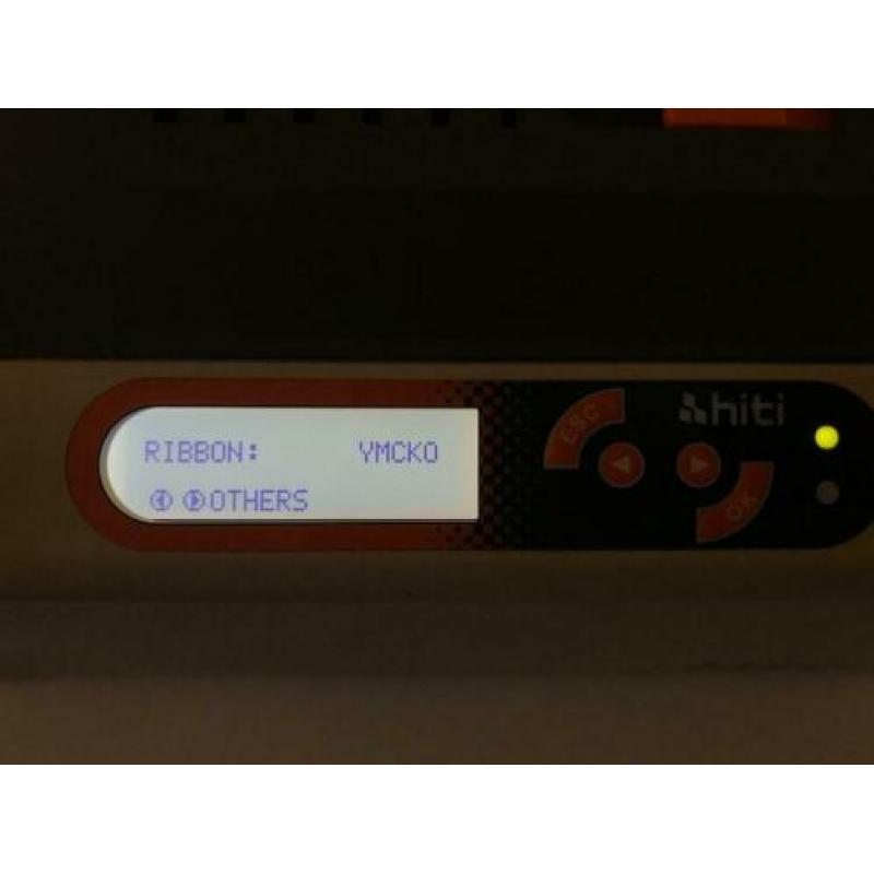 Koopje!!! Goedwerkende HITI CS200E dubbelzijdig kaartprinter
