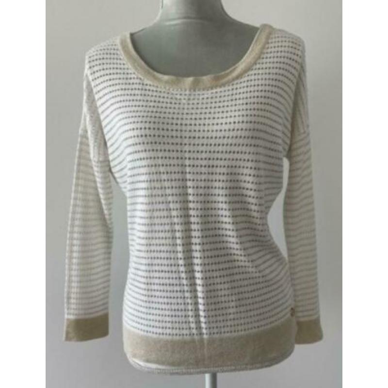 Guess truitje wit, goudkleur. Als NIEUW
