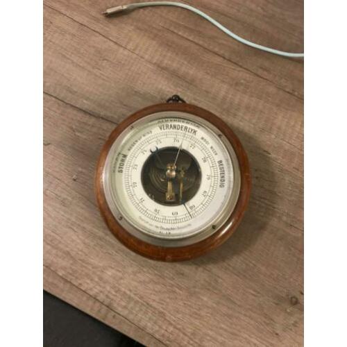 :VINTAGE Veranderlijk barometer SCHEEPSBAROMETER