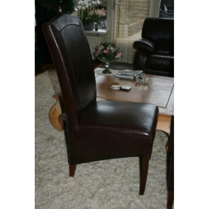 Leren Eetkamerstoelen 4