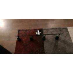 Plafondlamp hallogeen 4 spots