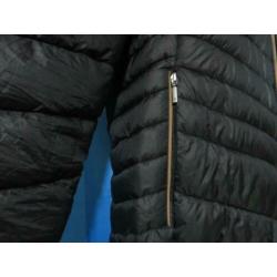 zwarte gewatteerde jas mt 44/46 Rokka & Rolla
