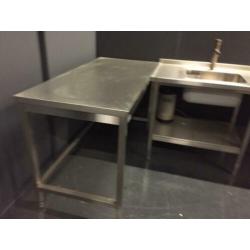 Professionele keuken RVS