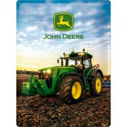John Deere tractor foto reclamebord van metaal verticaal