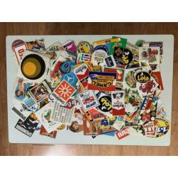 GROTE partij vintage stickers jaren 80 retro sticker stikker