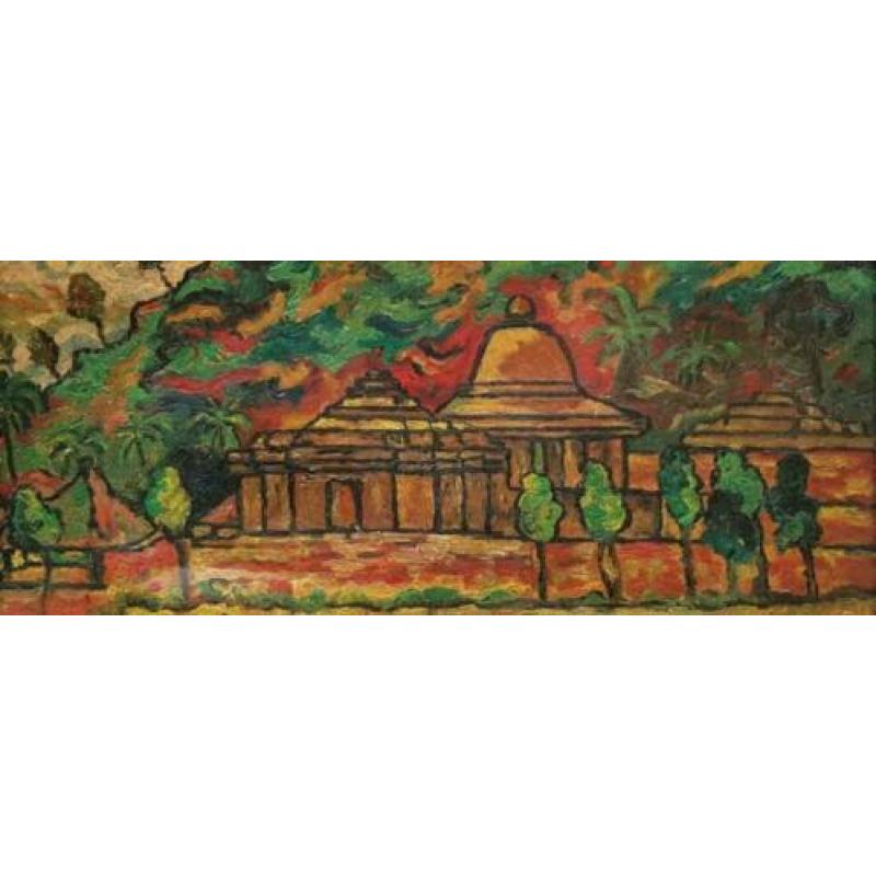 John van der Sterren Pure Bali Gesigneerd Olieverf op doek