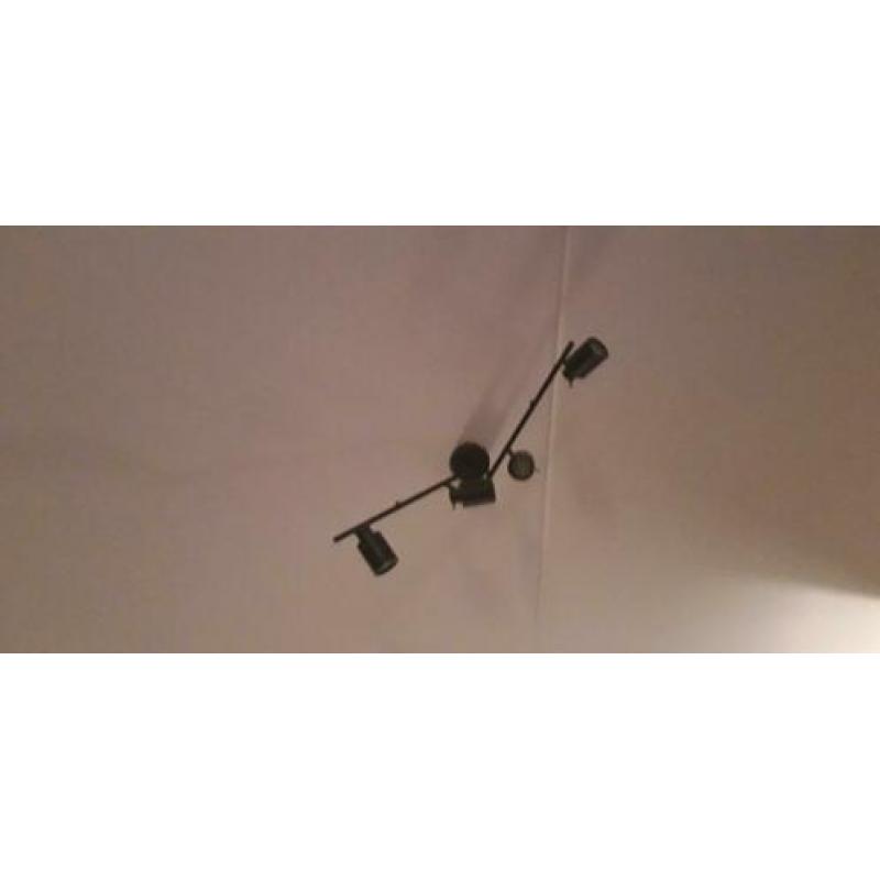 Plafondlamp hallogeen 4 spots