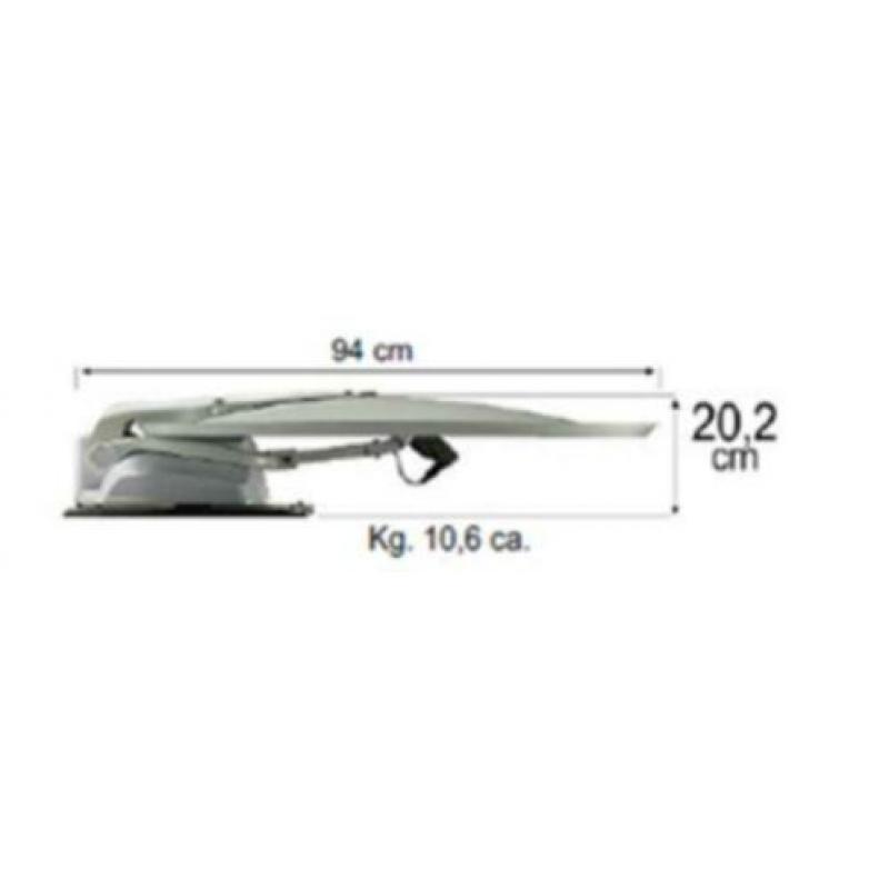 Teleco Telesat 65cm, vol automatische schotel antenne