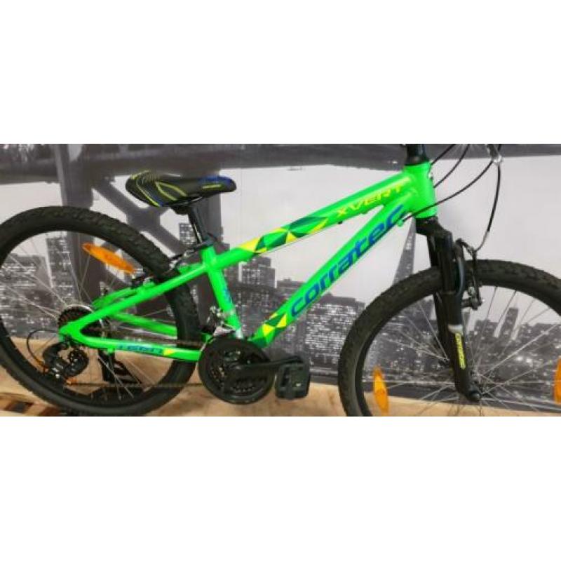 Mooie Corratec Xvert jongensfiets 24 inch 21 Versnellingen