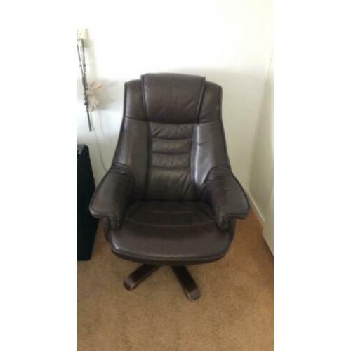 Lederen fauteuil