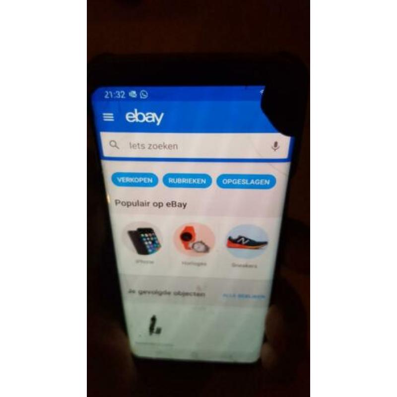 Samsung Galaxy S8 met hoesje werkt perfect 64 gb
