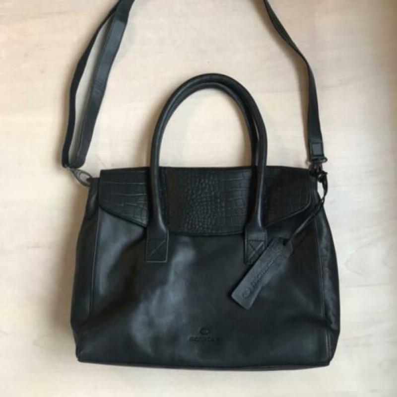 Micmac everglades 13,6inch leren laptop tas