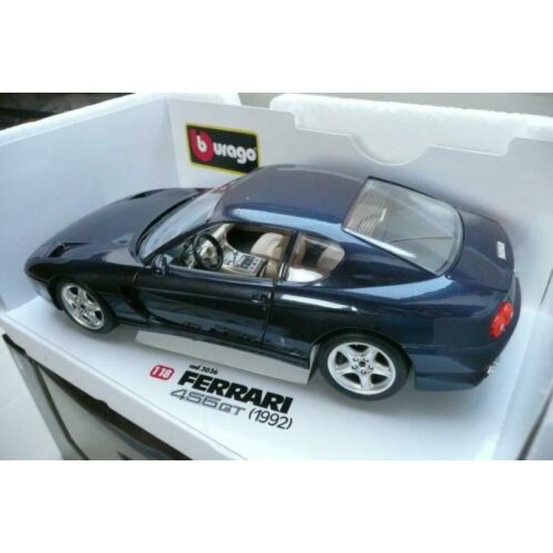 blauwe Ferrari 456 GT mint in box [ 1992 ]