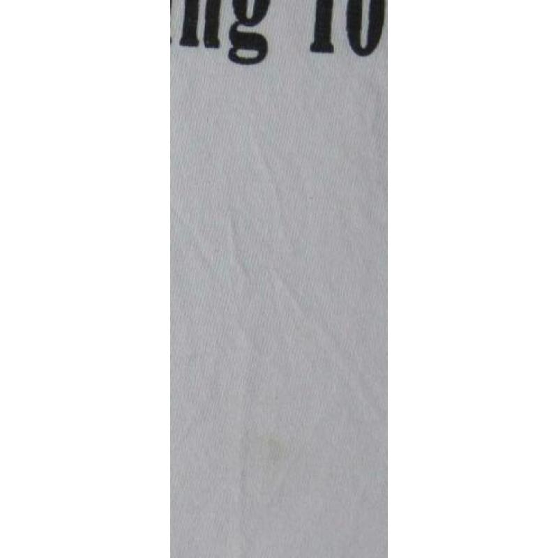 Hema T-shirt cable cars wit katoen maat 158-164
