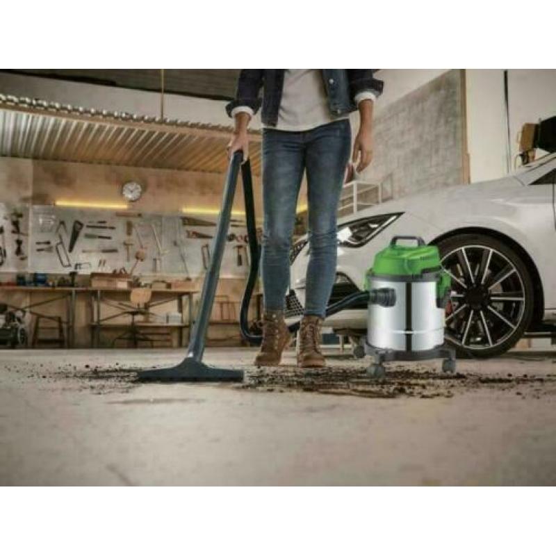 Höfftech droog/nat stofzuiger 1200W, 12ltr.