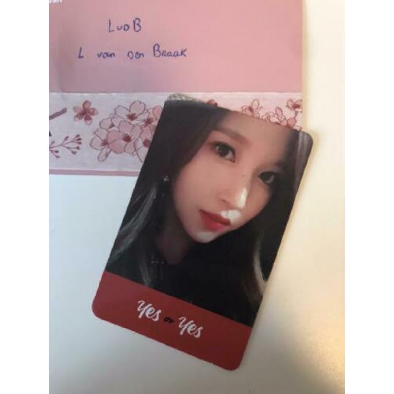 TWICE k-pop photocards YES OR YES