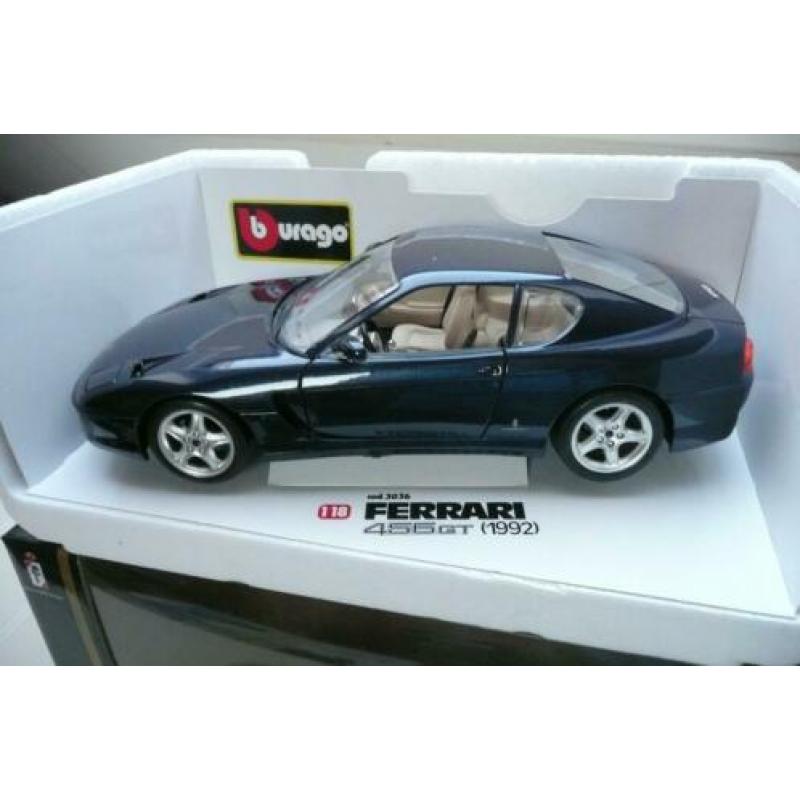 blauwe Ferrari 456 GT mint in box [ 1992 ]