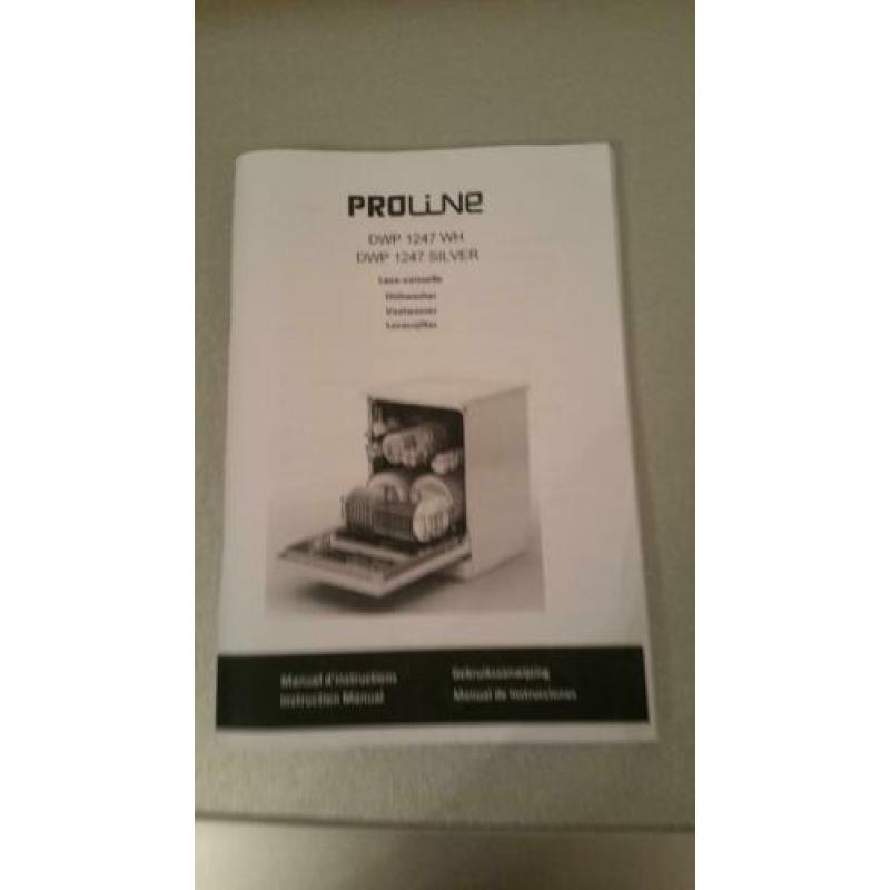 Vrijstaande Proline vaatwasser werkt Uitstekend
