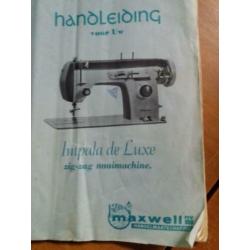 naaimachine inklapbaar met tafel