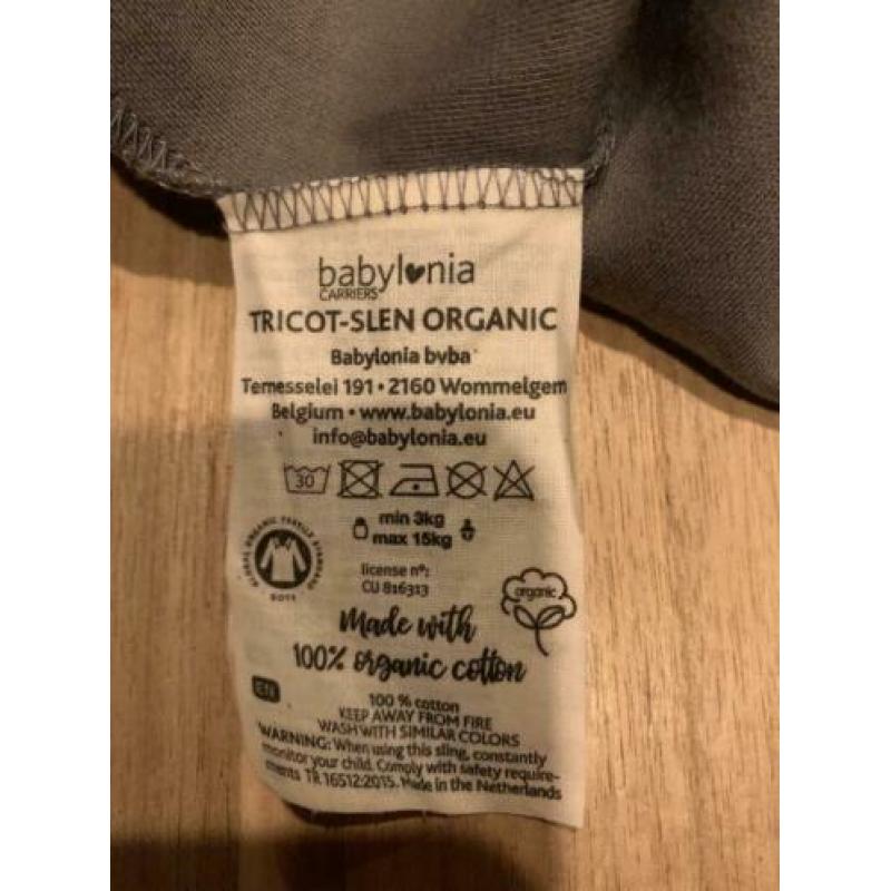 Babylonia Tricot-Slen draagdoek grijs