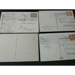 Antieke Ansichtkaarten Nijmegen 4 stuks