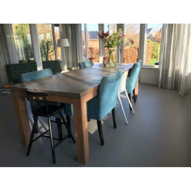 **eten,borrelen, knutselen, werken en praten aan deze tafel*