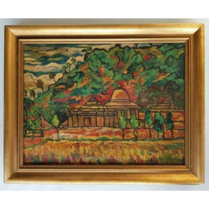 John van der Sterren Pure Bali Gesigneerd Olieverf op doek