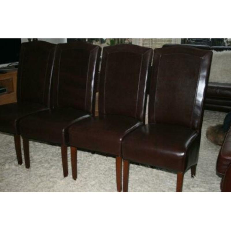 Leren Eetkamerstoelen 4