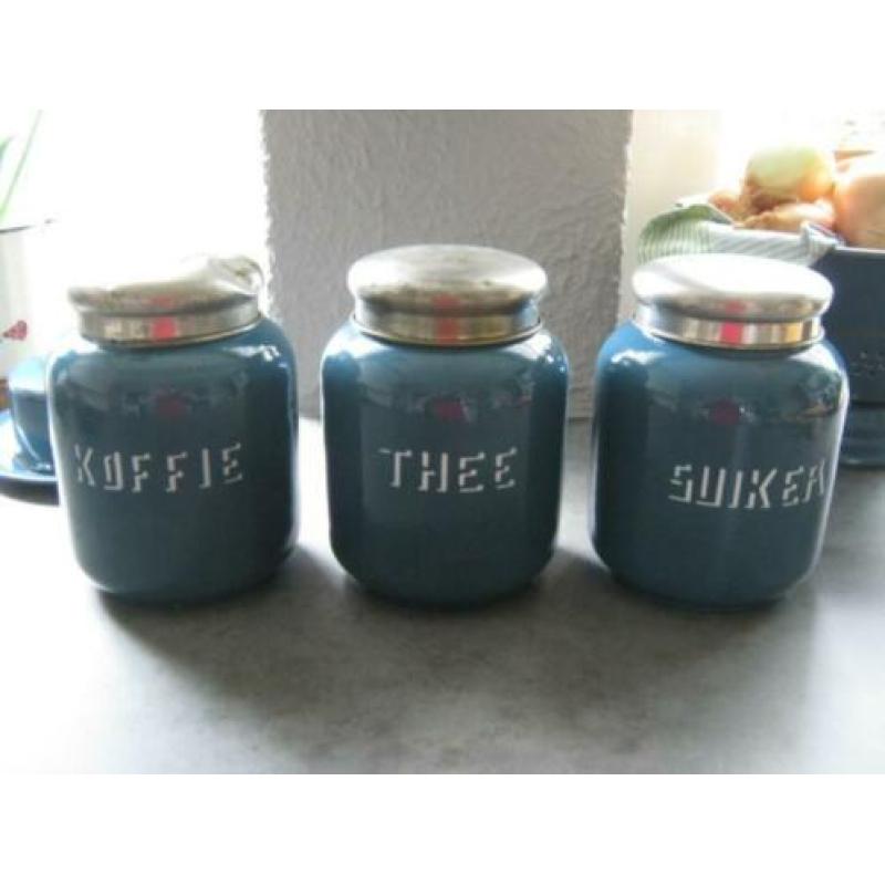 petrol blauw EDY maatbeker met bies