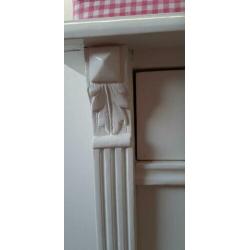 Mooie witte Biedermeier commode