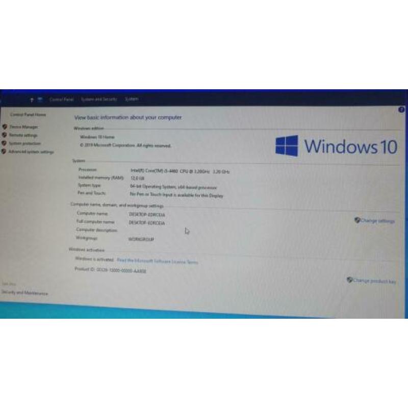 Desktop (office) PC i5 / 12 GB RAM / SSD + 1TB