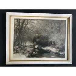 oude prent Louis Apol ca. 1910 in originele lijst