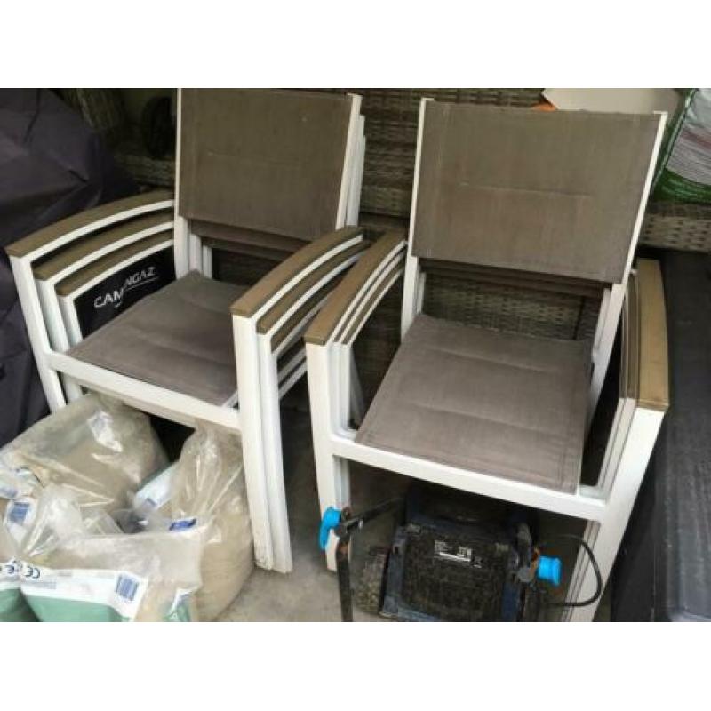 Tuintafel met 6 stoelen