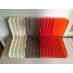 LP houder, BOA Inter, vintage, elpee houders, jaren '70