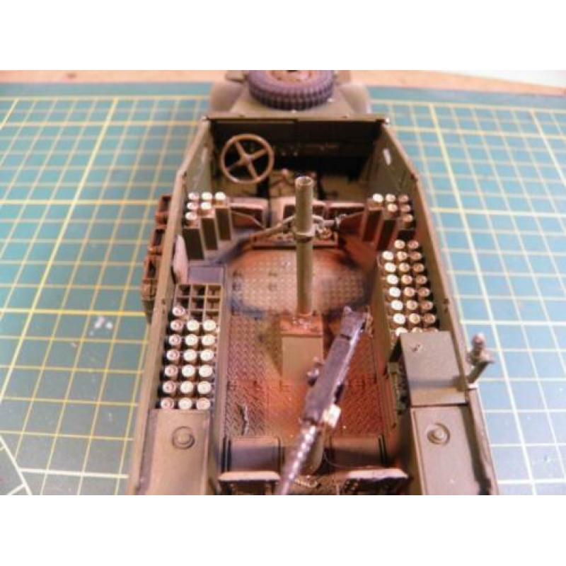 US mortier halftrack WOII 1/35