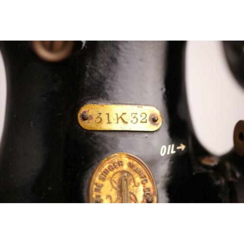 Industiele Singer 31k32 naaimachine kop (1924) industrie