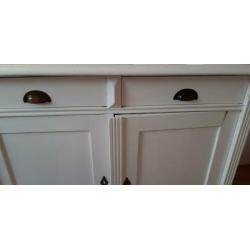 Mooie witte Biedermeier commode