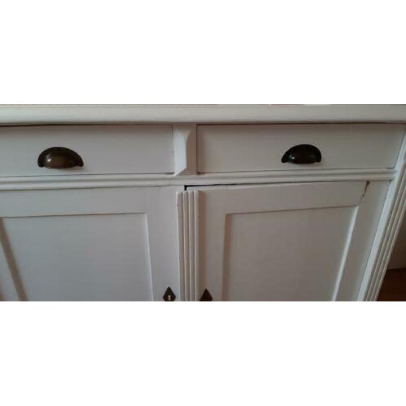 Mooie witte Biedermeier commode
