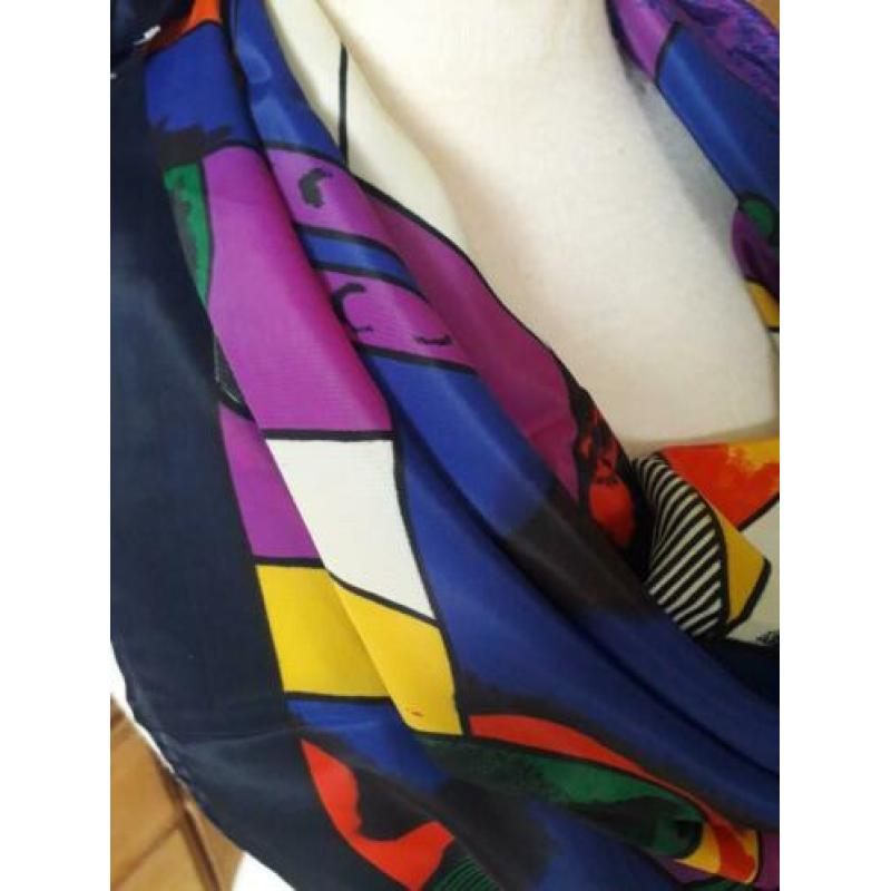 nieuw PICASSO zijde zijden shawl schilderij