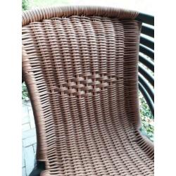 8 kuipstoelen, stapelbaar