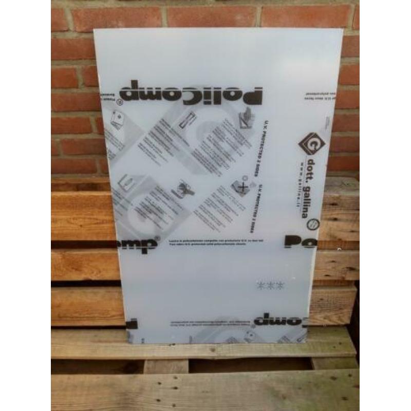 Polycarbonaat lexan plaat massief 8mm