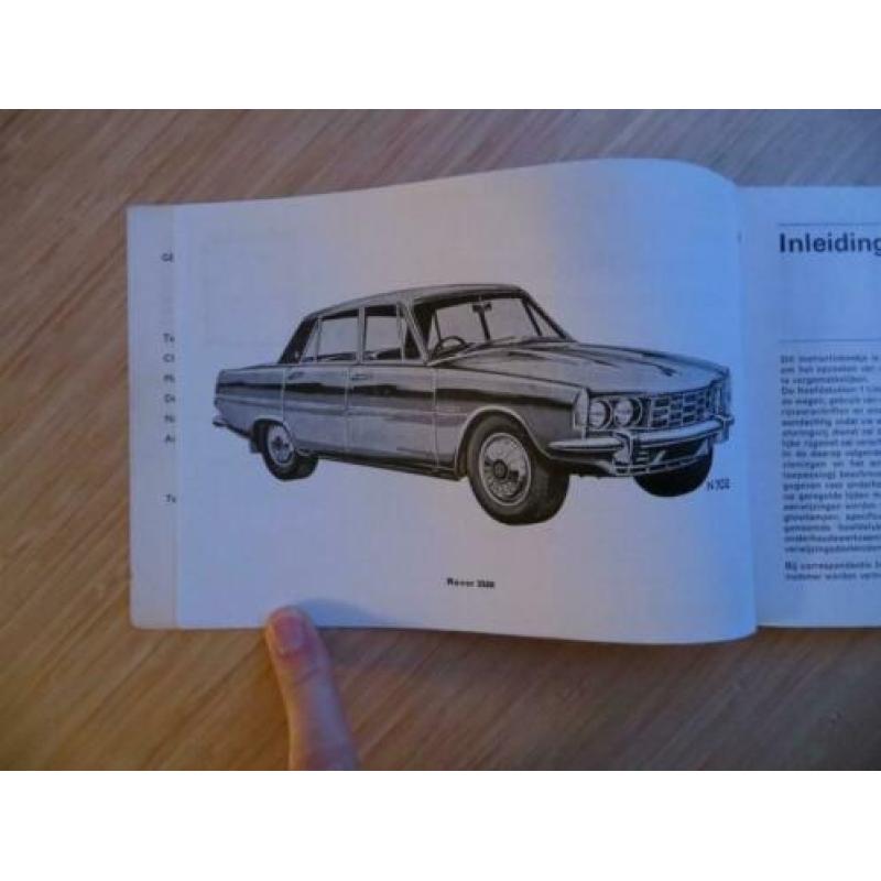 NL instructieboek Rover 3500 Automaat, 3500S, ca. 1970, mooi