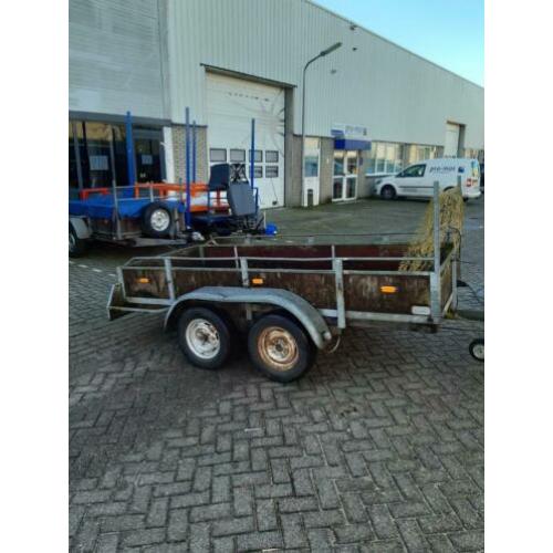 Solide aanhangwagen tandemasser