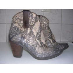 Leren Python snake Laarzen O moda vrouwelijk-elegant maat 36